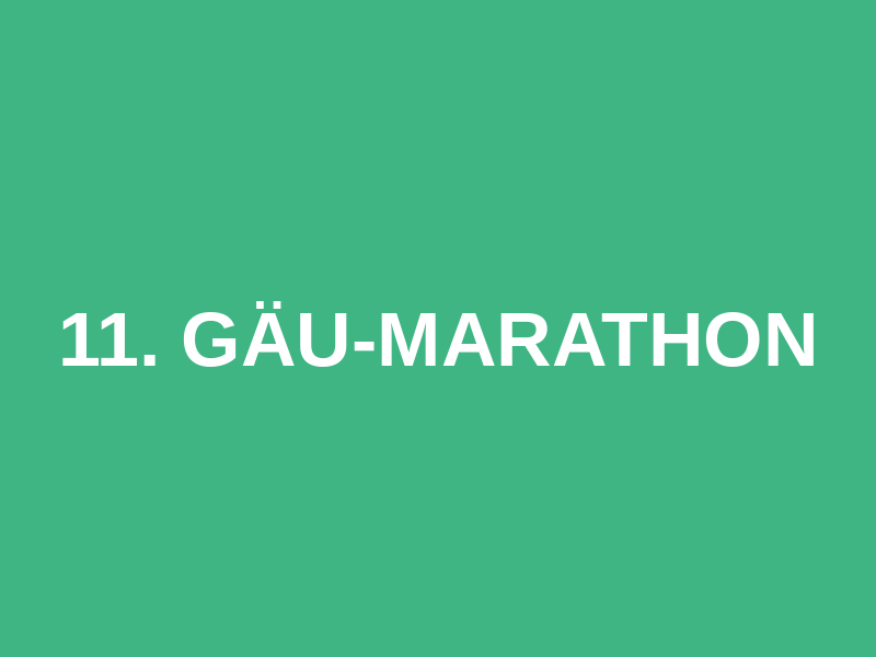 11. Gäu-Marathon