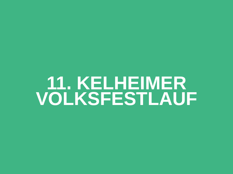 11. Kelheimer Volksfestlauf