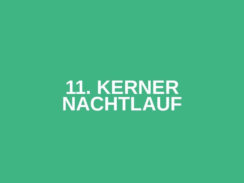 11. Kerner Nachtlauf Logo