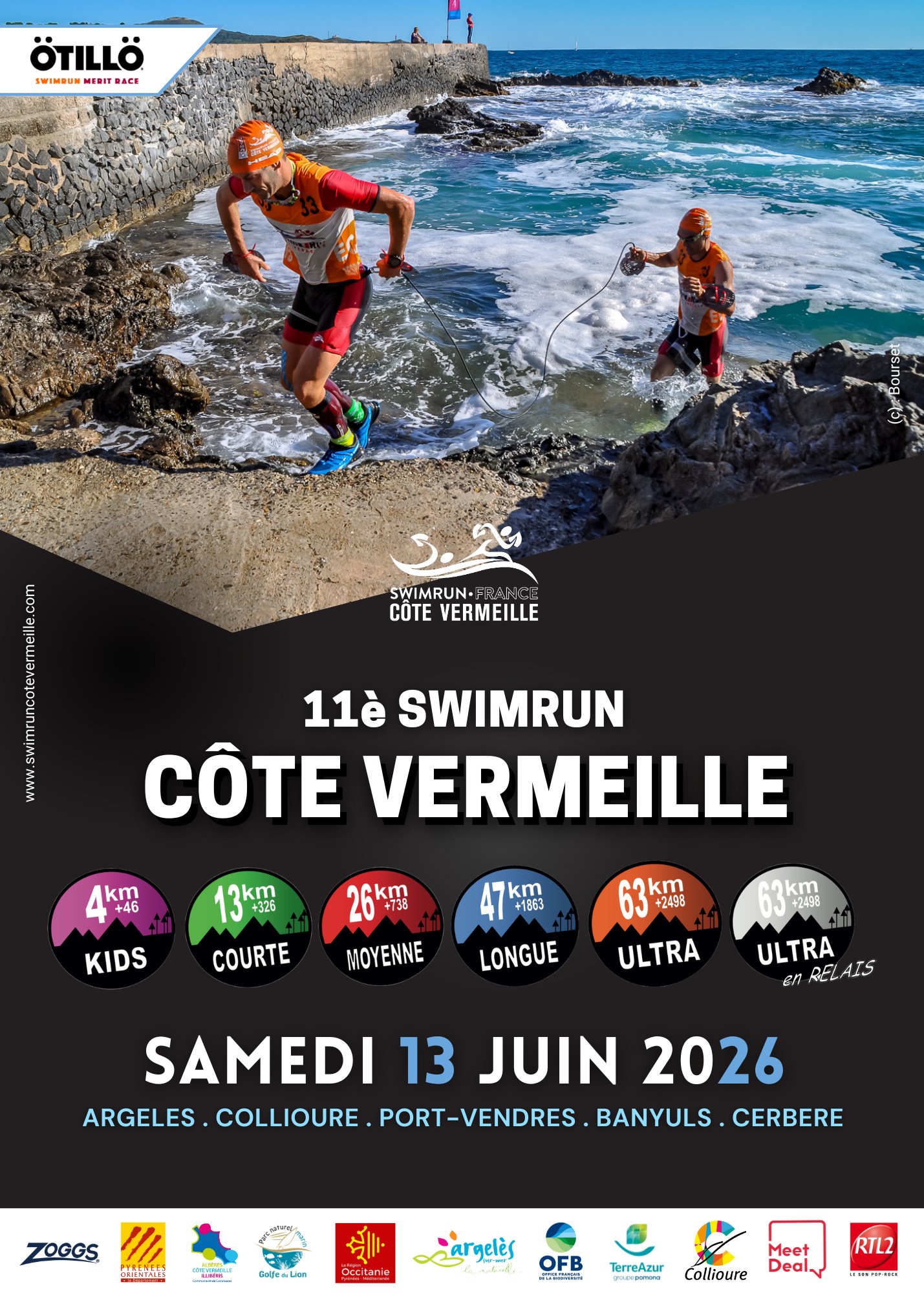 11è SWIMRUN CÔTE VERMEILLE Logo