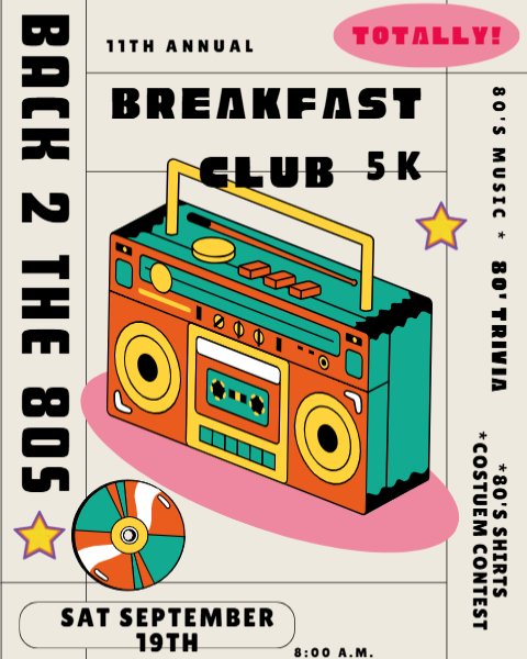11th Annual Breakfast Club 5K