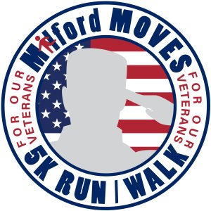 11th Annual Milford Moves for Veterans 5K Logo