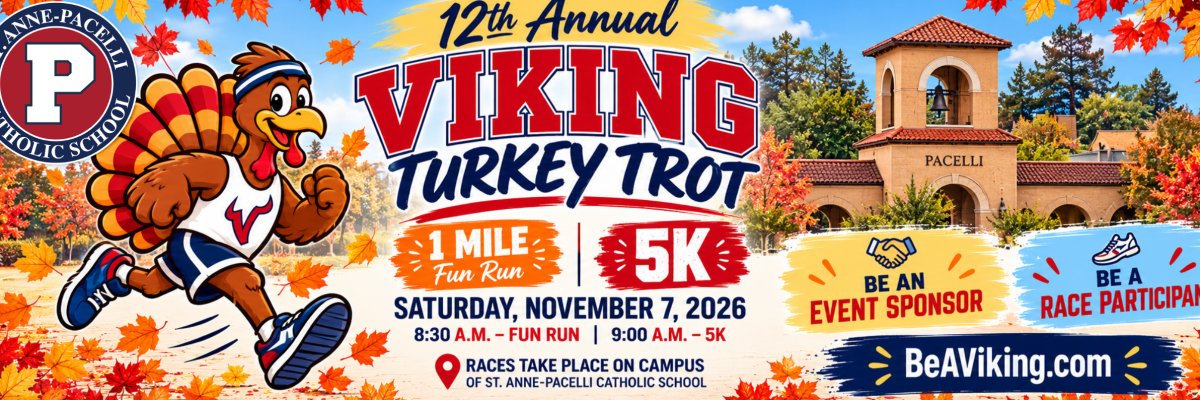 11th Annual Viking Turkey Trot 5K and 1 Mile Fun Run