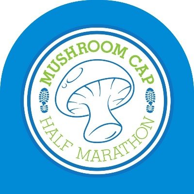 11th Mushroom Cap Half Marathon and Fungi 5 Miler Logo