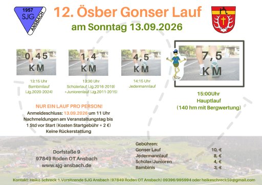 12. Ösber Gonser Lauf Logo
