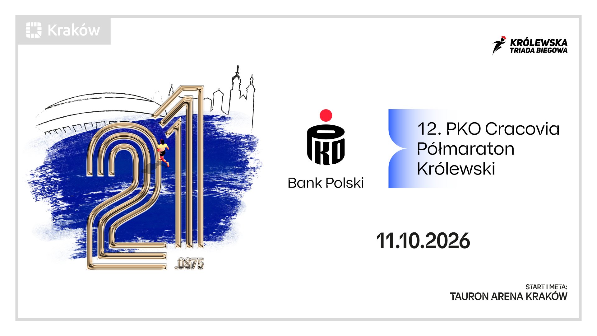 12. PKO Cracovia Półmaraton Królewski 2026 Logo