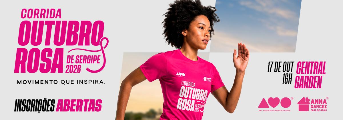 12ª Corrida OUTUBRO ROSA de Sergipe - 2026 Logo