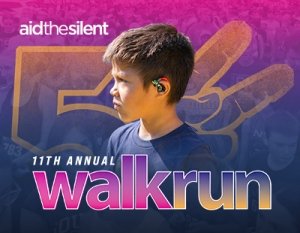 12th Annual Aid the Silent 5K Run/Walk! Logo