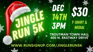 13th Annual Jingle Run 5K Logo