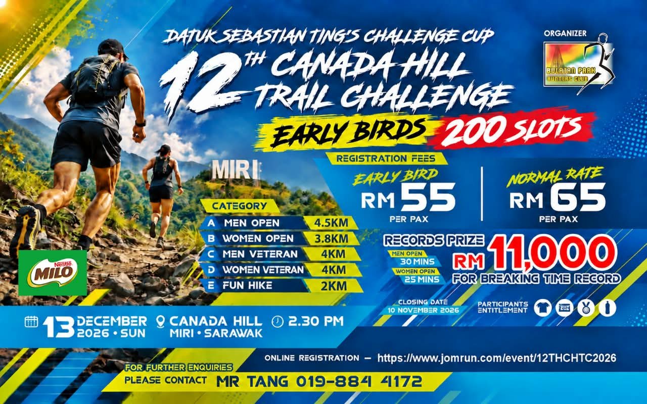 12th CANADA HILL TRAIL CHALLENGE 2026 (Datuk Sebastian Ting's Challenge Cup)
