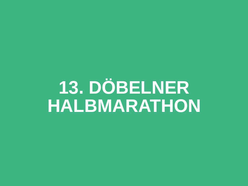 13. Döbelner Halbmarathon Logo