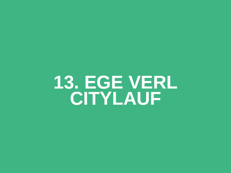 13. EGE Verl Citylauf Logo
