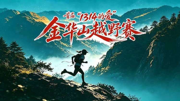 1st "Love of 1314" Jinhua Mountain Trail Race 2026 (首届"1314的爱"金华山越野赛) Logo