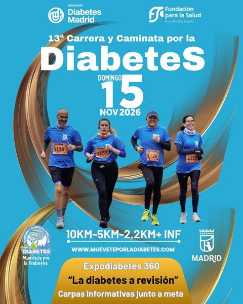 13ª Carrera y Caminata Popular por la Diabetes Logo