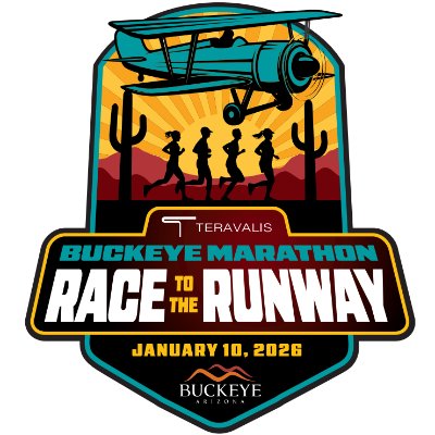 13th Annual Buckeye Marathon, Half Marathon, 10K, 5K and 1 Mile Fun Run Logo