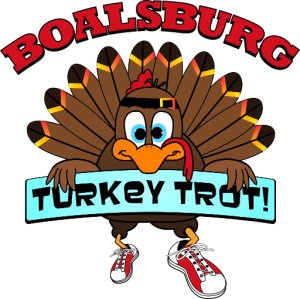 14th Annual NVRC Boalsburg Turkey Trot Logo