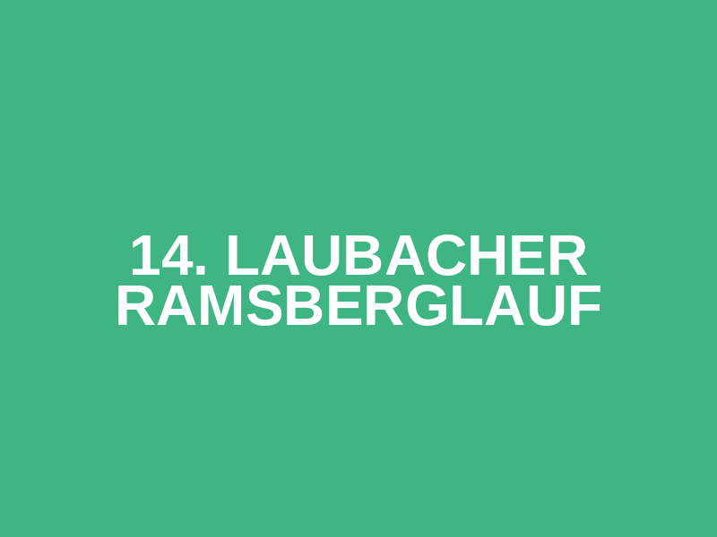 14. Laubacher Ramsberglauf