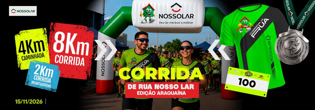 14ª CORRIDA DE RUA NOSSO LAR Edição Araguaína Logo