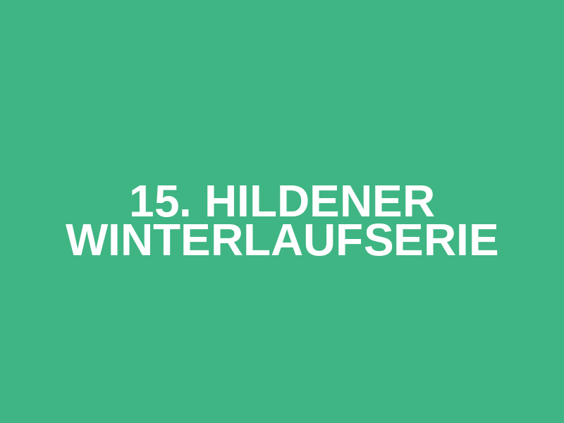 15. Hildener Winterlaufserie Logo