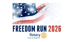 15th Annual Freedom Run/Walk 5k - Bigfork Logo