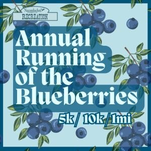 15th Annual Running of the Blueberries Logo