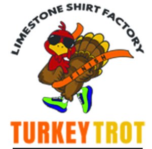 17th Annual Gainesville Turkey Trot 5K/10K/Half Marathon and YOUTH FUN RUN presented by Limestone Shirt Factory Logo