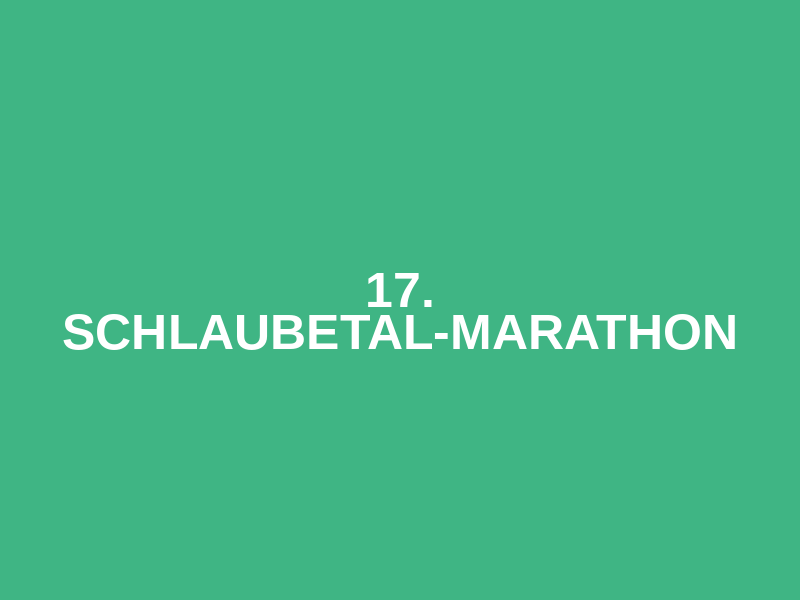 17. SCHLAUBETAL-MARATHON Logo