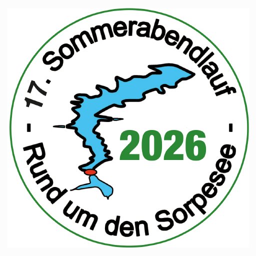 17. Sommerabendlauf "Rund um den Sorpesee" Logo