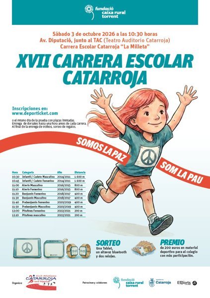 17ª Carrera Escolar Caixa Rural Torrent Catarroja 2026
