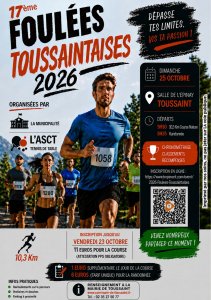 17ème Foulées Toussaintaises Logo