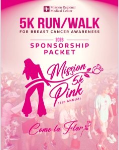 17th Annual Mission Pink 5K Run/ Walk Logo