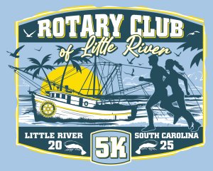 18th Annual Rotary Club of Little River 5K Logo