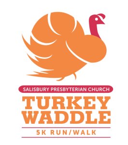19th Annual SPC Turkey Waddle 5K Run & Walk (or 'waddle') Logo
