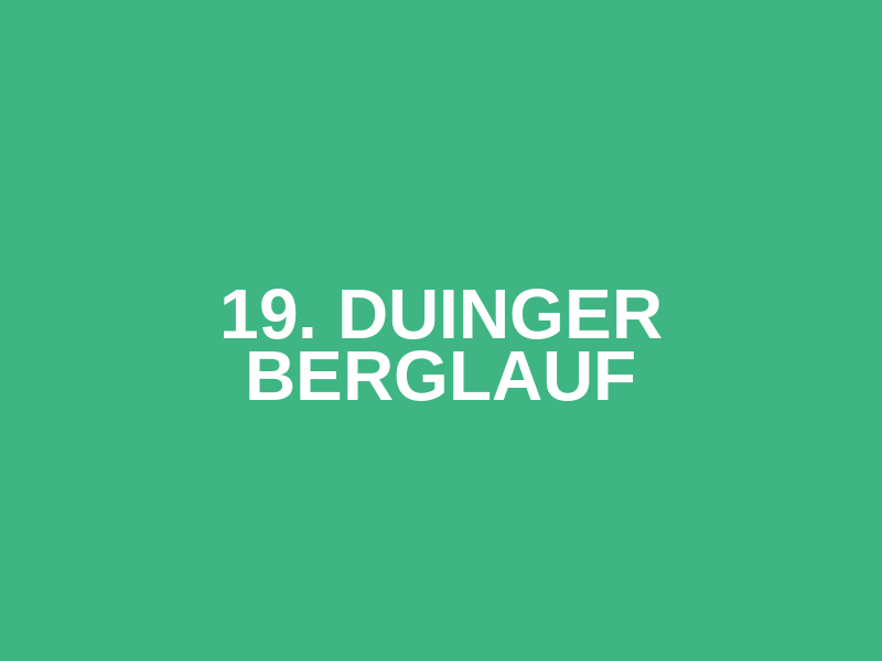 19. Duinger Berglauf Logo