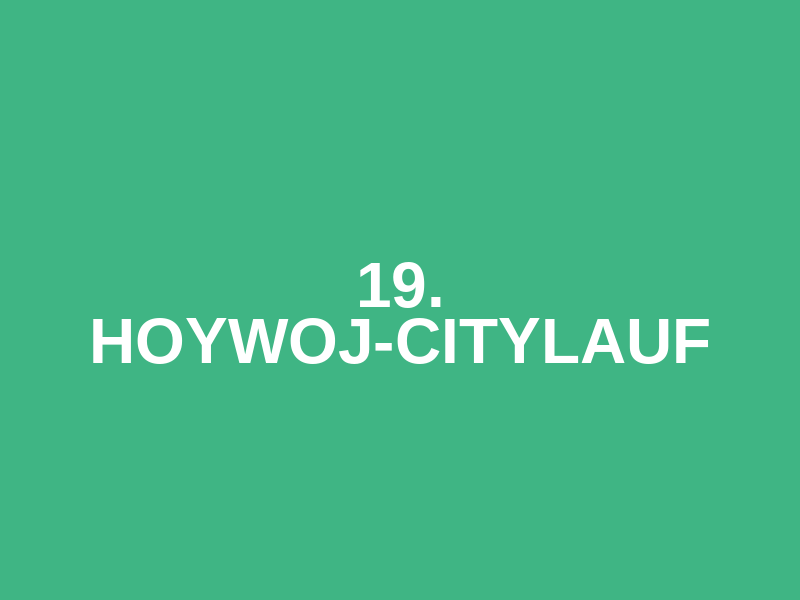 19. HOYWOJ-Citylauf