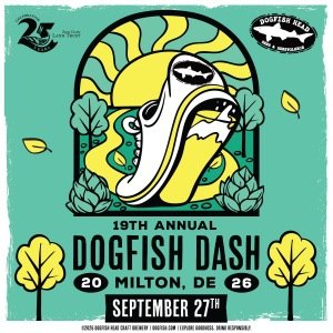 19th Dogfish Dash Logo