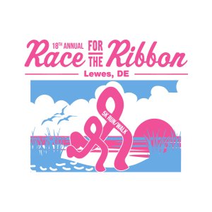 19TH RACE FOR THE RIBBON 5K RUN & 5K WALK.  (SS Summer Series #2) Logo