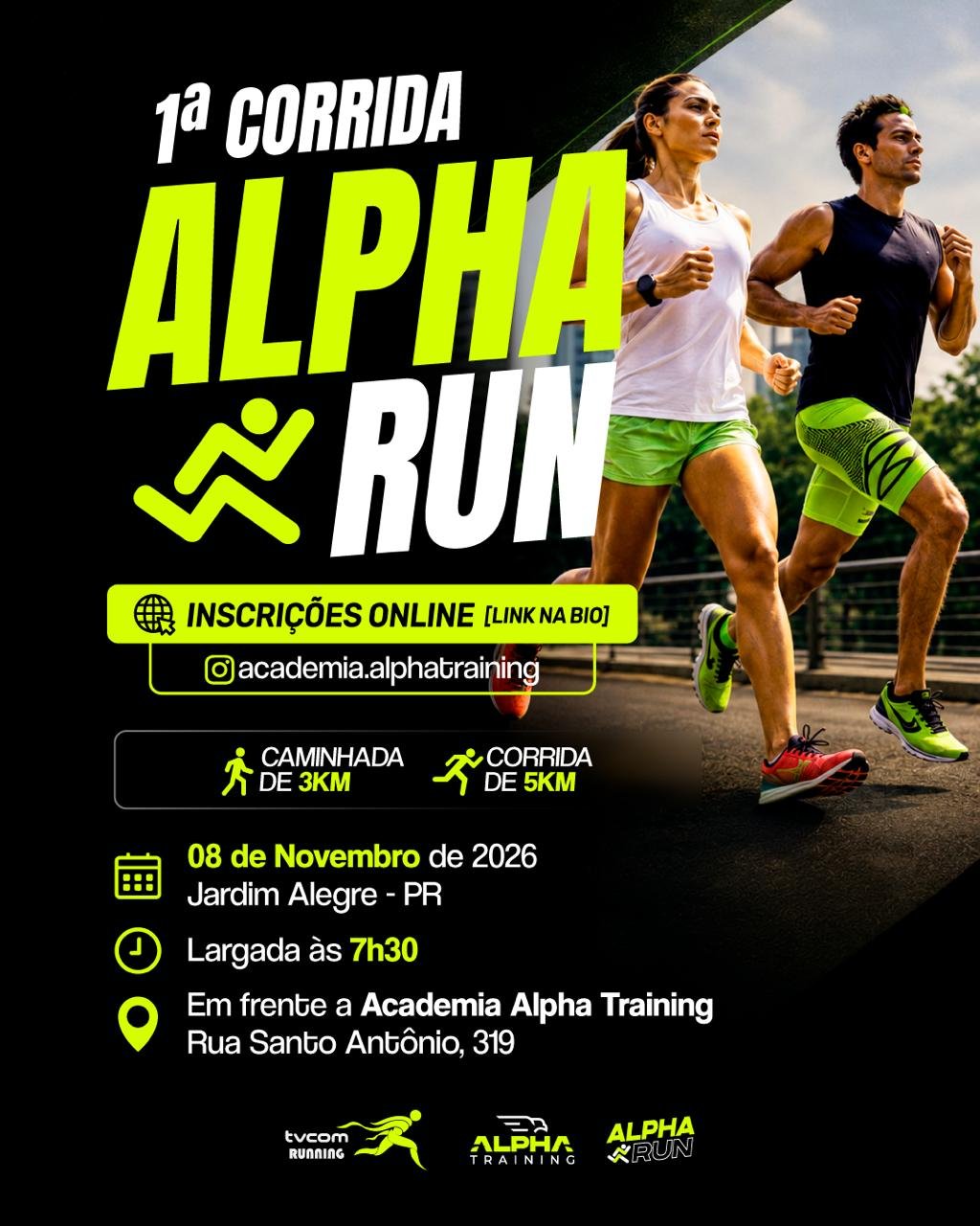 1ª CORRIDA ALPHA RUN JARDIM ALEGRE PR