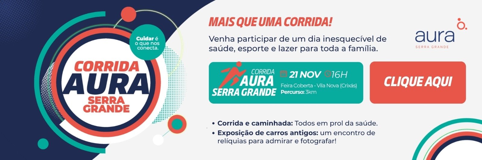 1ª CORRIDA AURA - Crixás Goiás