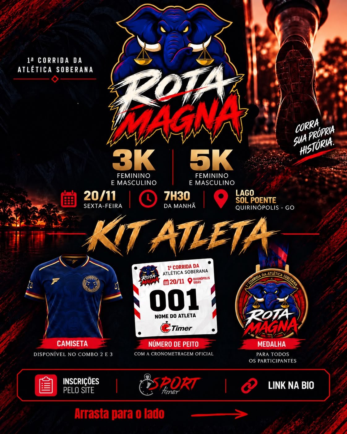 1ª CORRIDA DA ATLÉTICA SOBERANA - ROTA MAGNA