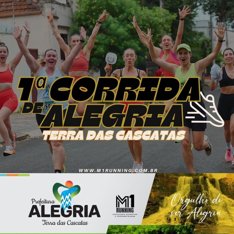 1ª CORRIDA DE ALEGRIA Logo