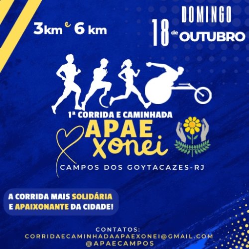 1ª CORRIDA E CAMINHADA - APAEXONEI Logo