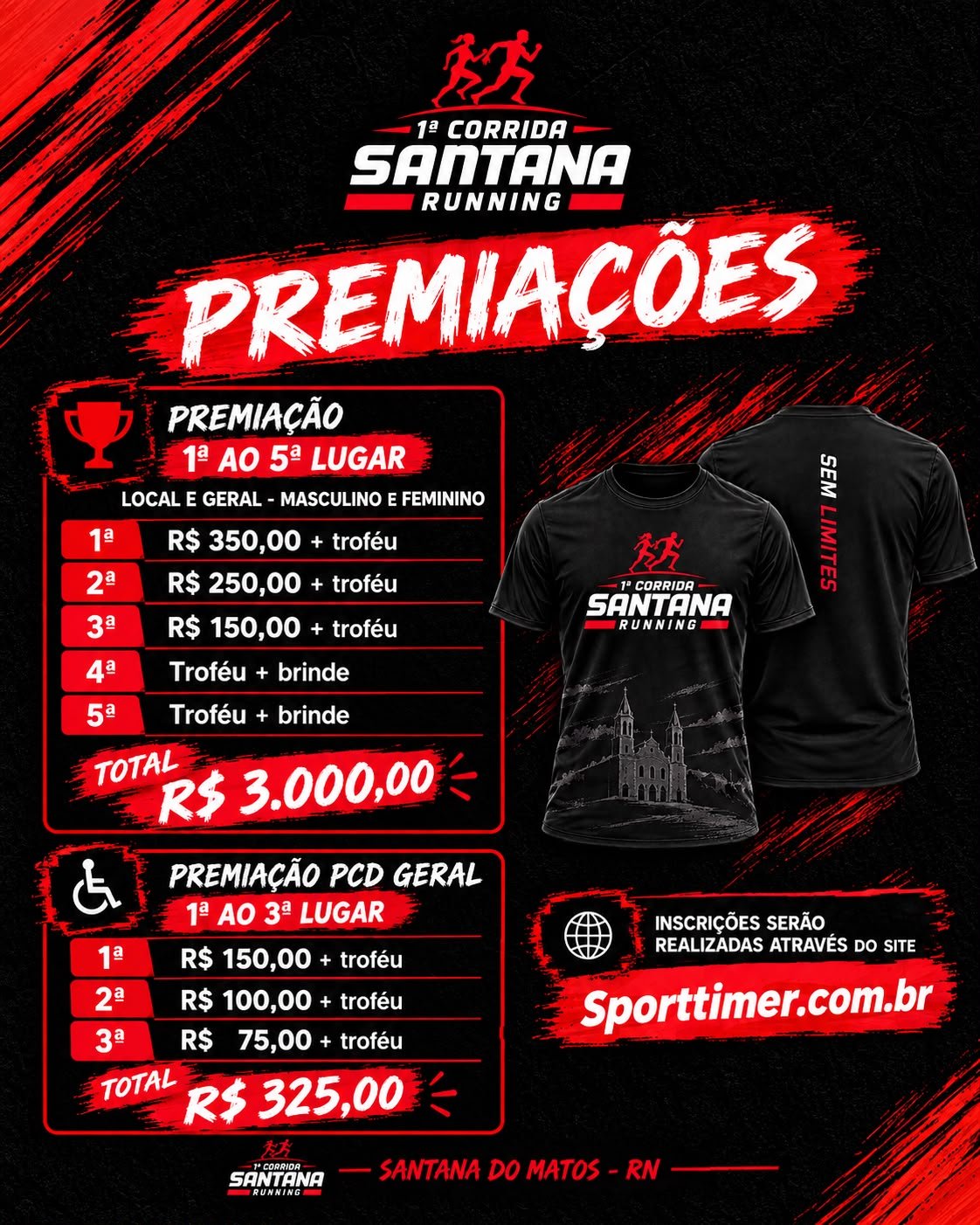 1ª CORRIDA SANTANA RUNNING
