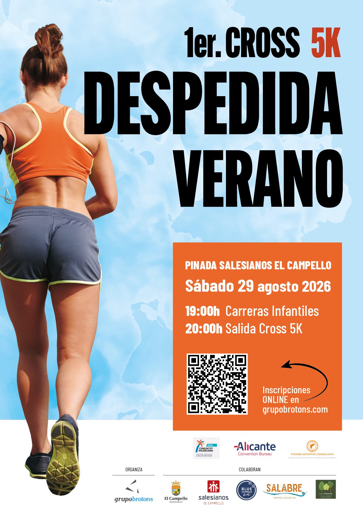 1er. Cross DESPEDIDA VERANO - El Campello 2026 Logo
