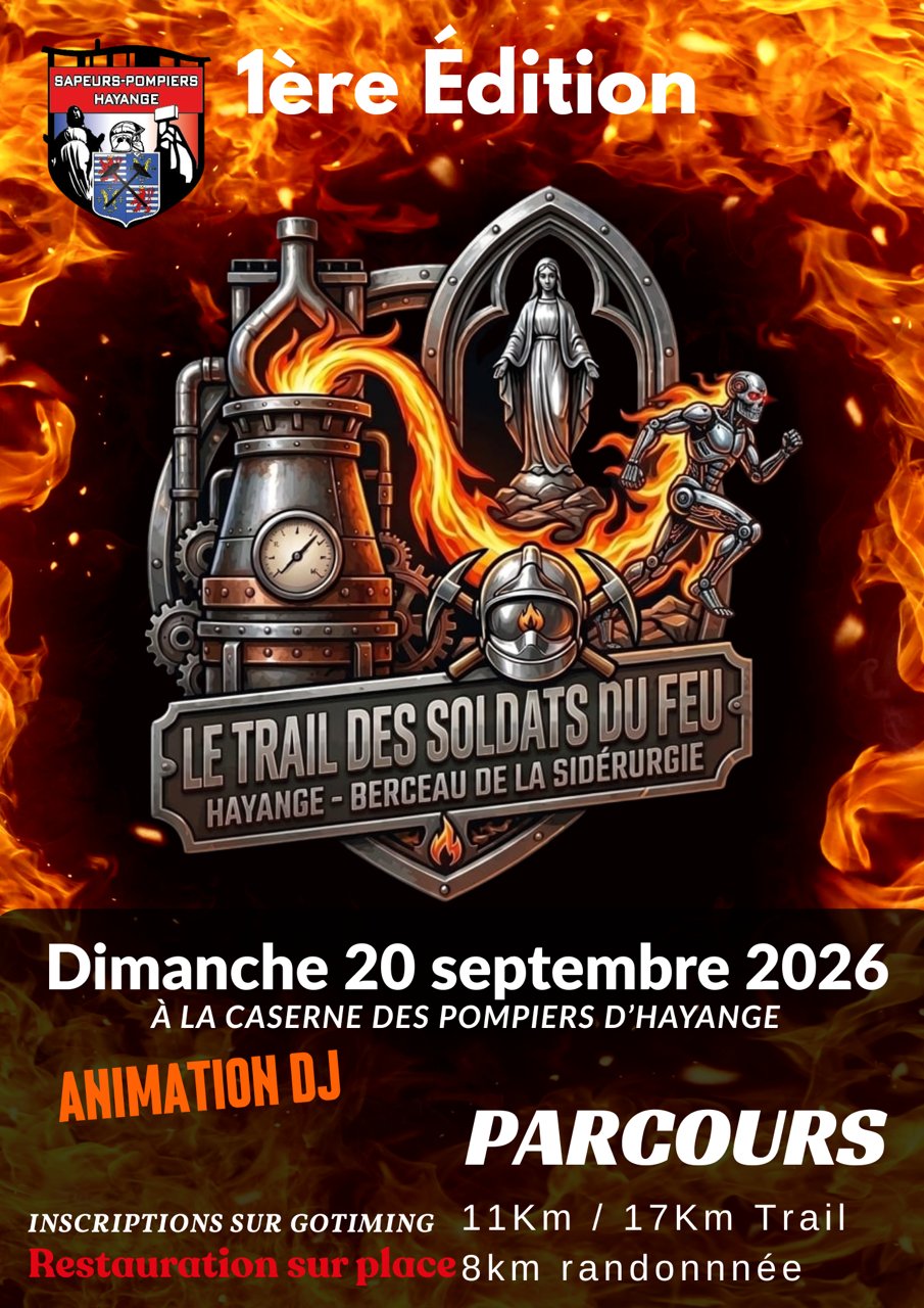 1er TRAIL DES SAPEURS-POMPIERS D'HAYANGE Logo