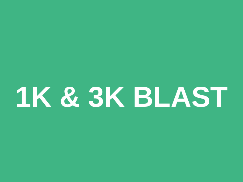 1K & 3K BLAST Logo