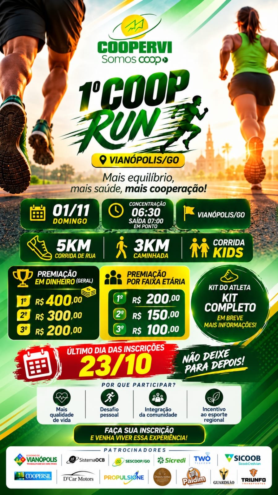 1º COOP RUN - VIANÓPOLIS GOIÁS