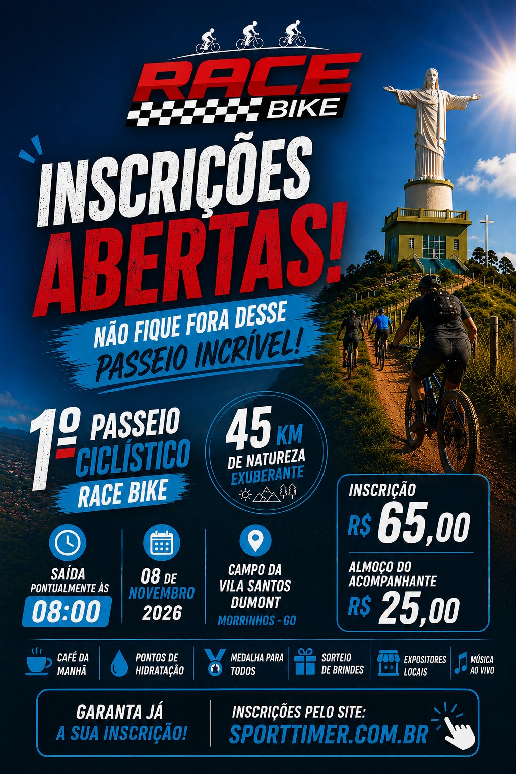 1º PASSEIO CICLÍSTICO RACE BIKE