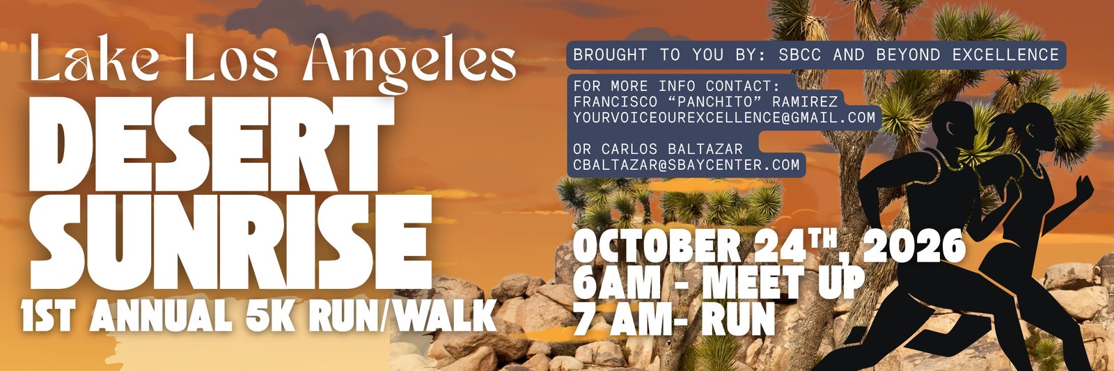 1st Annual Lake Los Angeles Desert Sunrise 5k