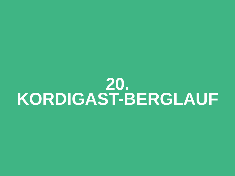 20. Kordigast-Berglauf Logo
